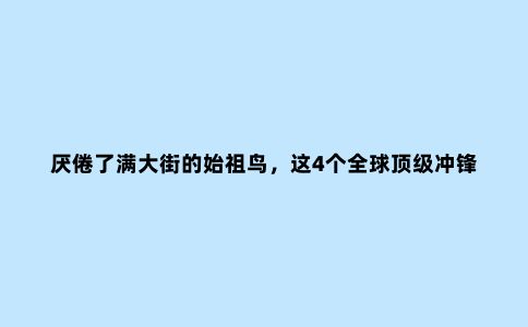 厌倦了满大街的始祖鸟,这4个******冲锋衣品牌,让你个性十足